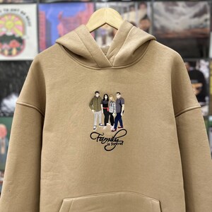 Embroidered by Family Photo From Portrait Hoodie Embroidery Cat Dog Friends Photography Crewneck Sweatshirt Clothes Item Custom Gift Sale