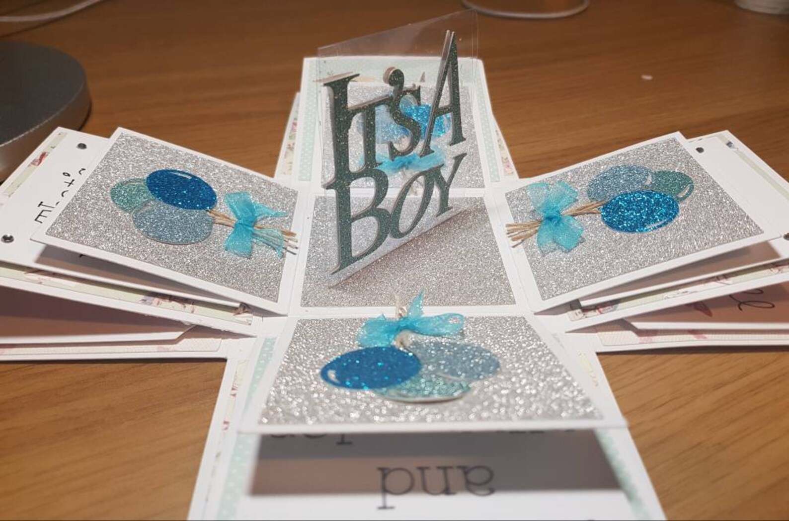 Exploding Gift Box Gender Reveal Etsy
