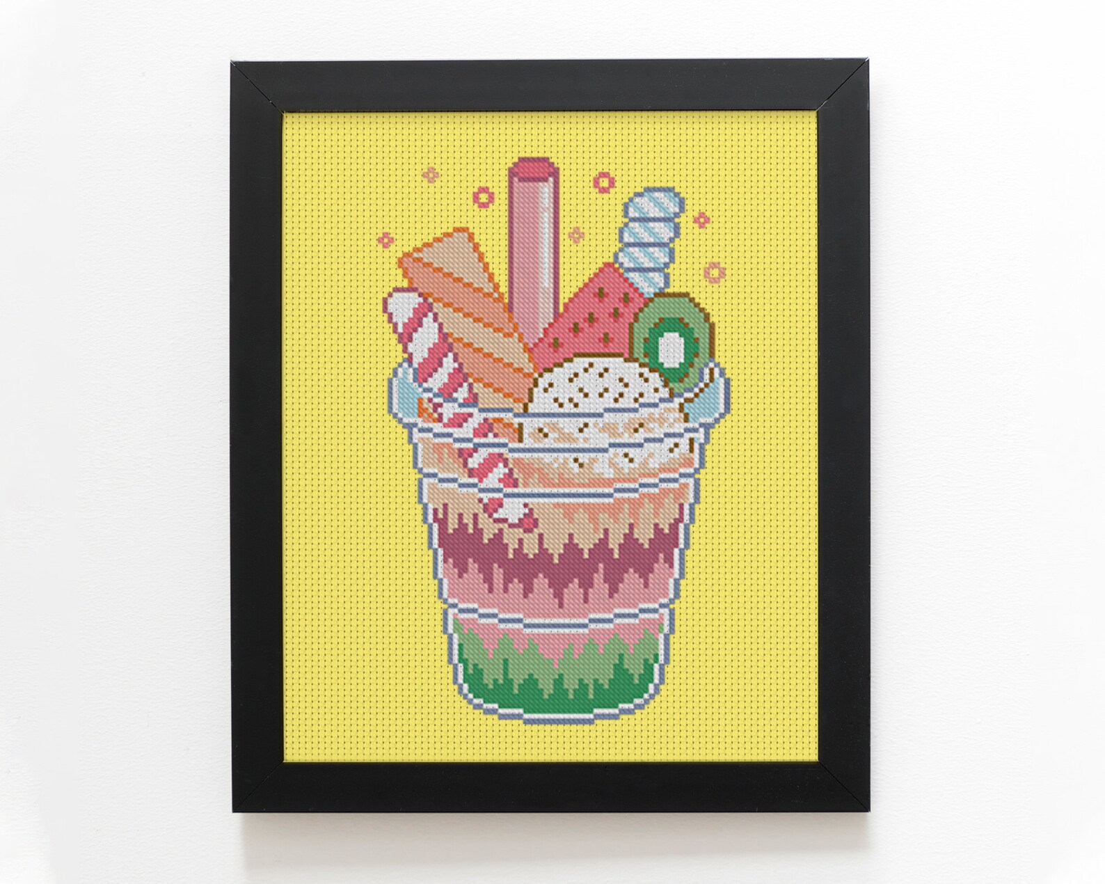 Food Cross Stitch Pattern Modern Cross Stitch PDF Pattern - Etsy