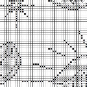 Night-fly Butterfly Cross Stitch Pattern, Witchy Occult Design (PDF Pattern) image 8