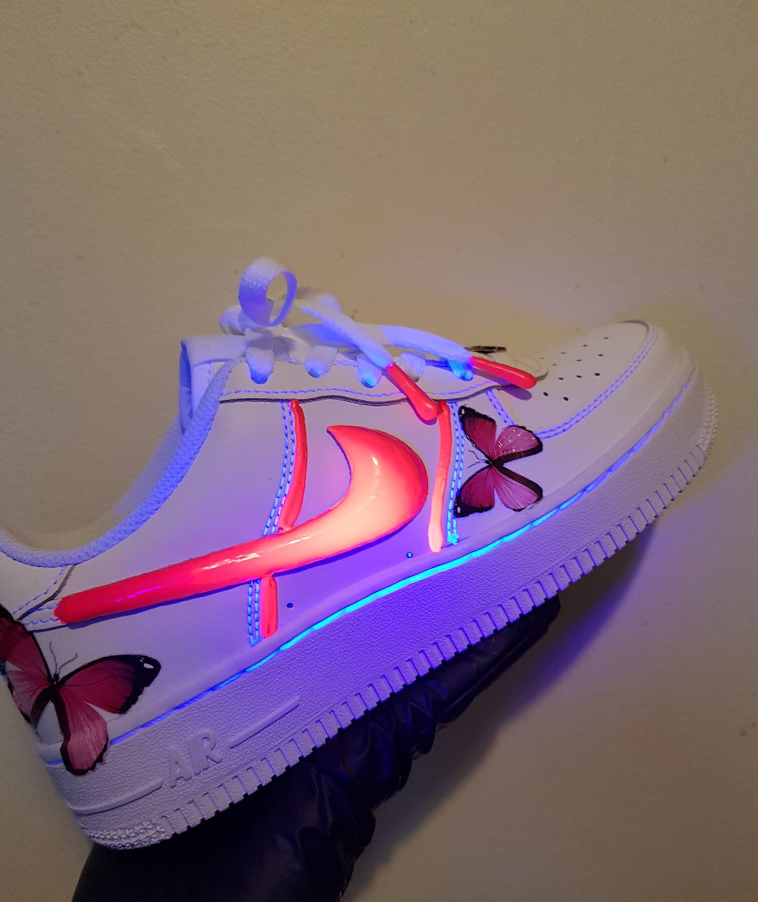 Nike Air Force 1 Custom Butterfly Shoes 