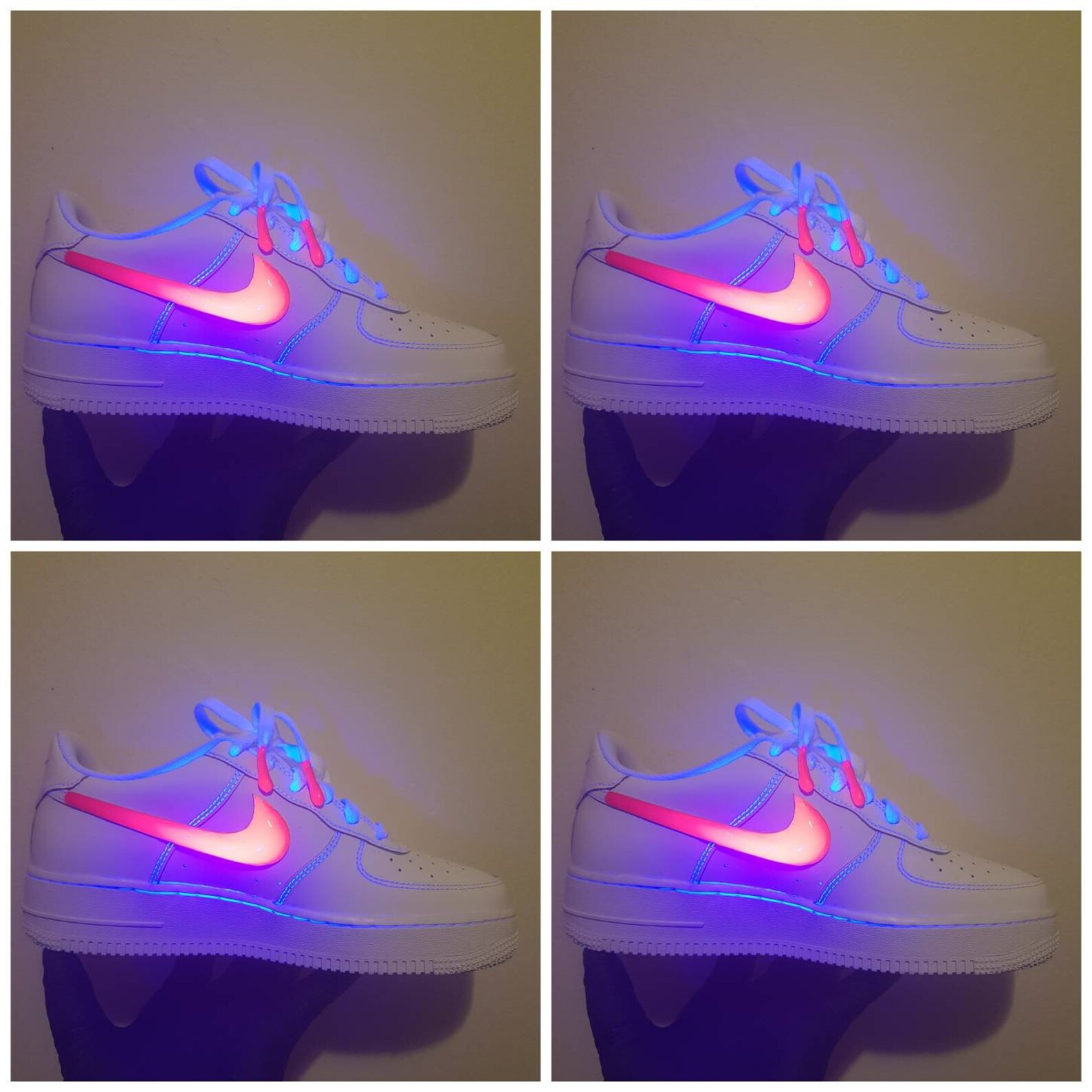 pink nike reflective shoes