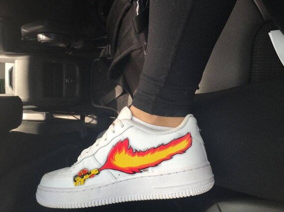 fire custom shoes