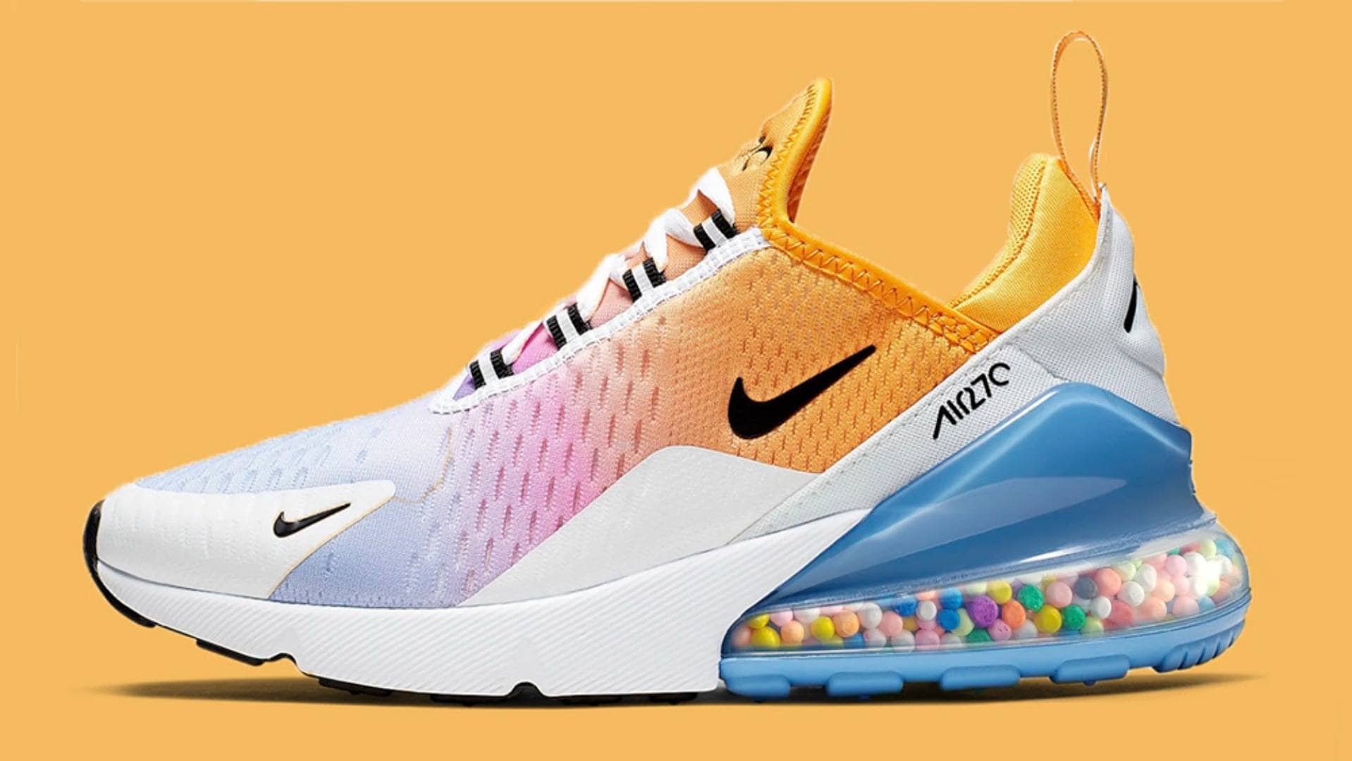 Swarovski Women's Nike Air Max 270 White & Black Sneakers | Etsy
