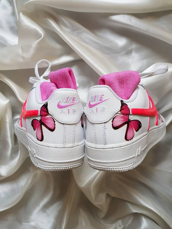 Nike Air Force 1 Custom Butterfly Shoes 