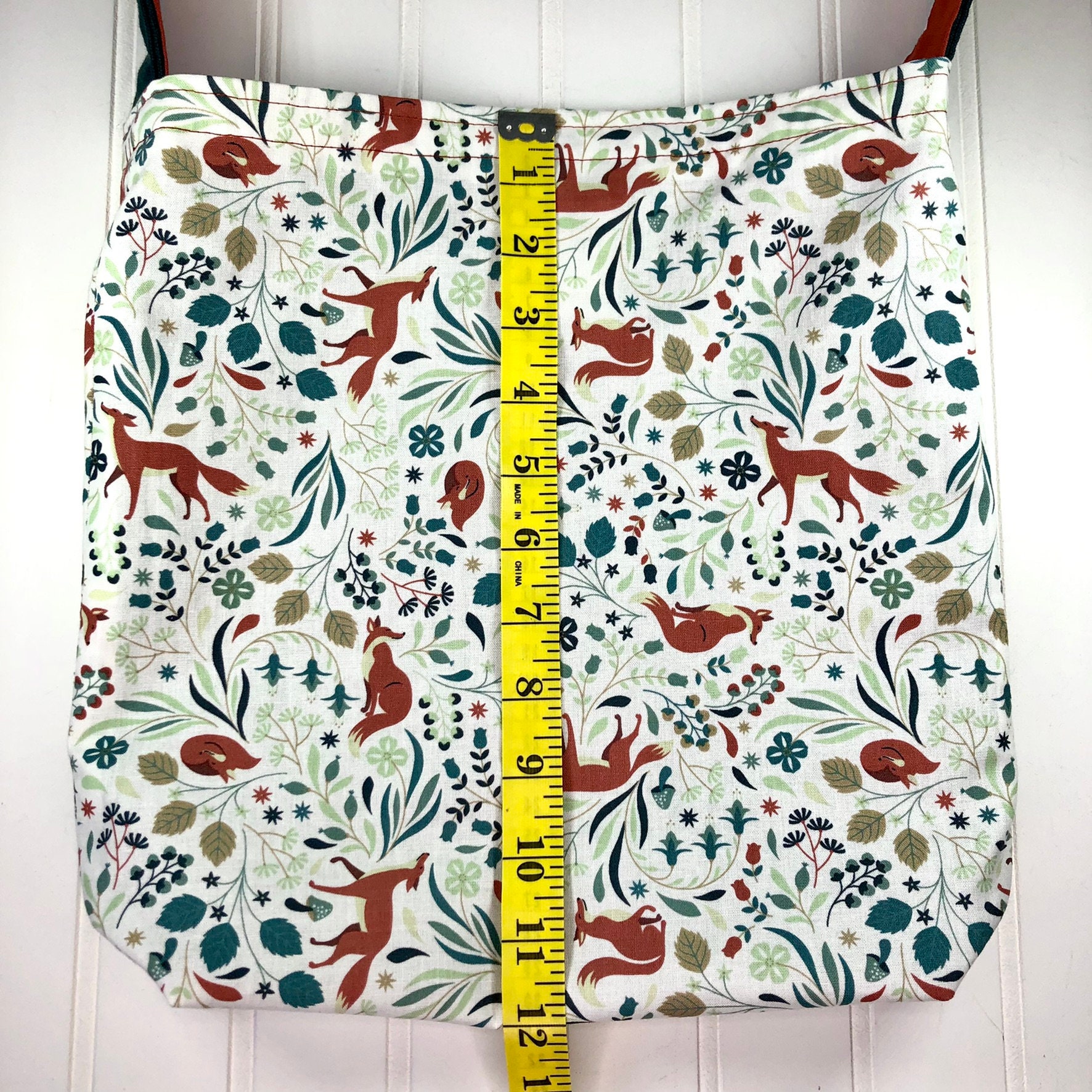 Fox Tote Bag Fox Shoulder Tote Fox Boho Tote Bag Woodland - Etsy