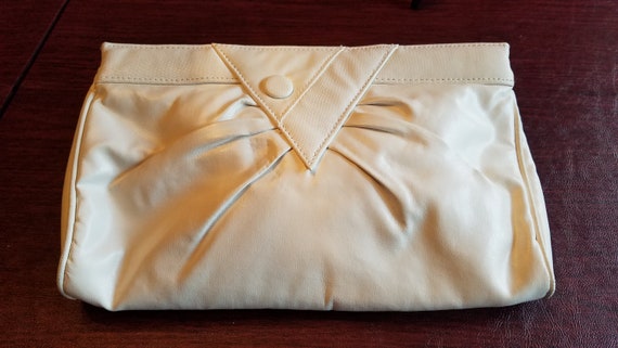 White Leather Convertable Clutch - image 1