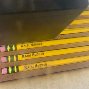 Personalized Custom engraved pencils, Ticonderoga pencils, Bulk #2 pencils, Back to school supplies Fast Free Shipping