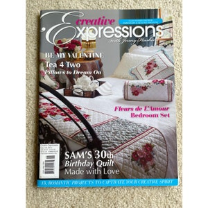Creative Expressions Jenny Haskins Machine Embroidery Quilting Magazine image 5