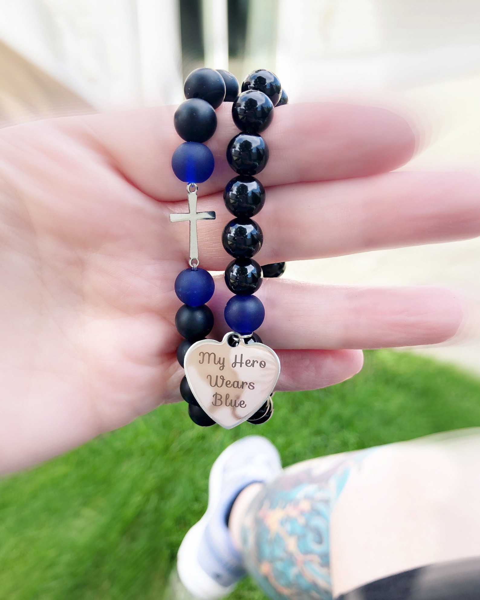 Beaded Bracelet Christian Christian Jewelry Cross Cross Etsy