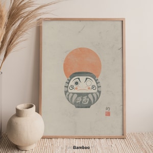 Japanese Traditional Daruma Doll  Art Board Print for Sale by quackynaut