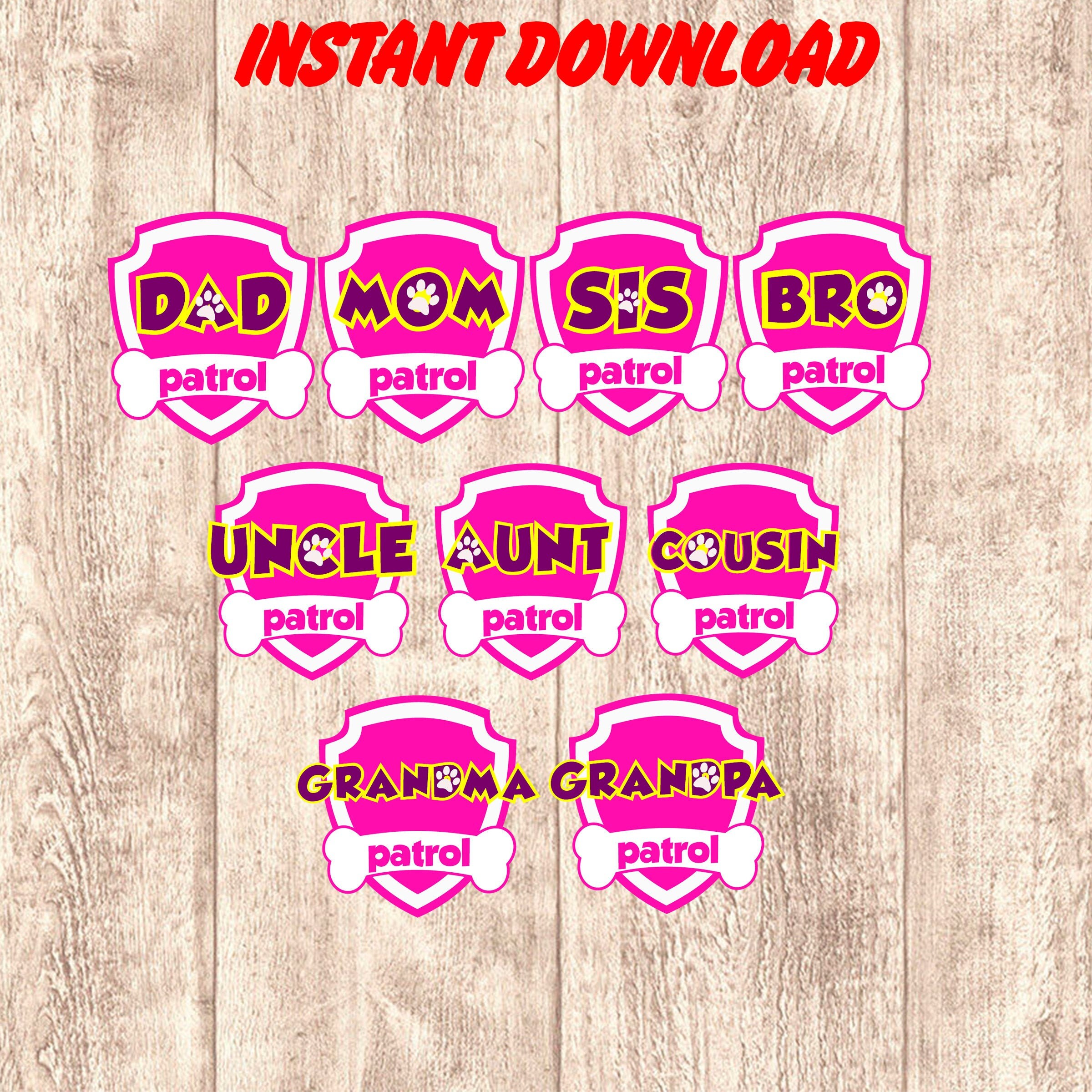 Download Mom Patrol logo svg Dad Patrol logo svg Patrol Family ...