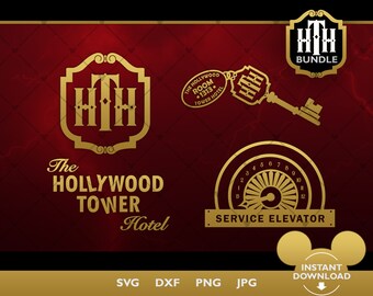 Hollywood Tower Hotel Etsy - the mad zone the tower of terror roblox
