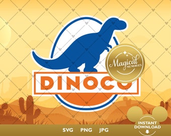 Dinoco SVG - Cars SVG - Dinoco oil - Cars Land