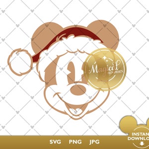 Mickey Santa SVG - Christmas SVG