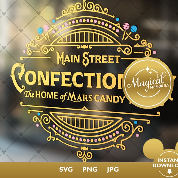 Main Street Confectionery SVG