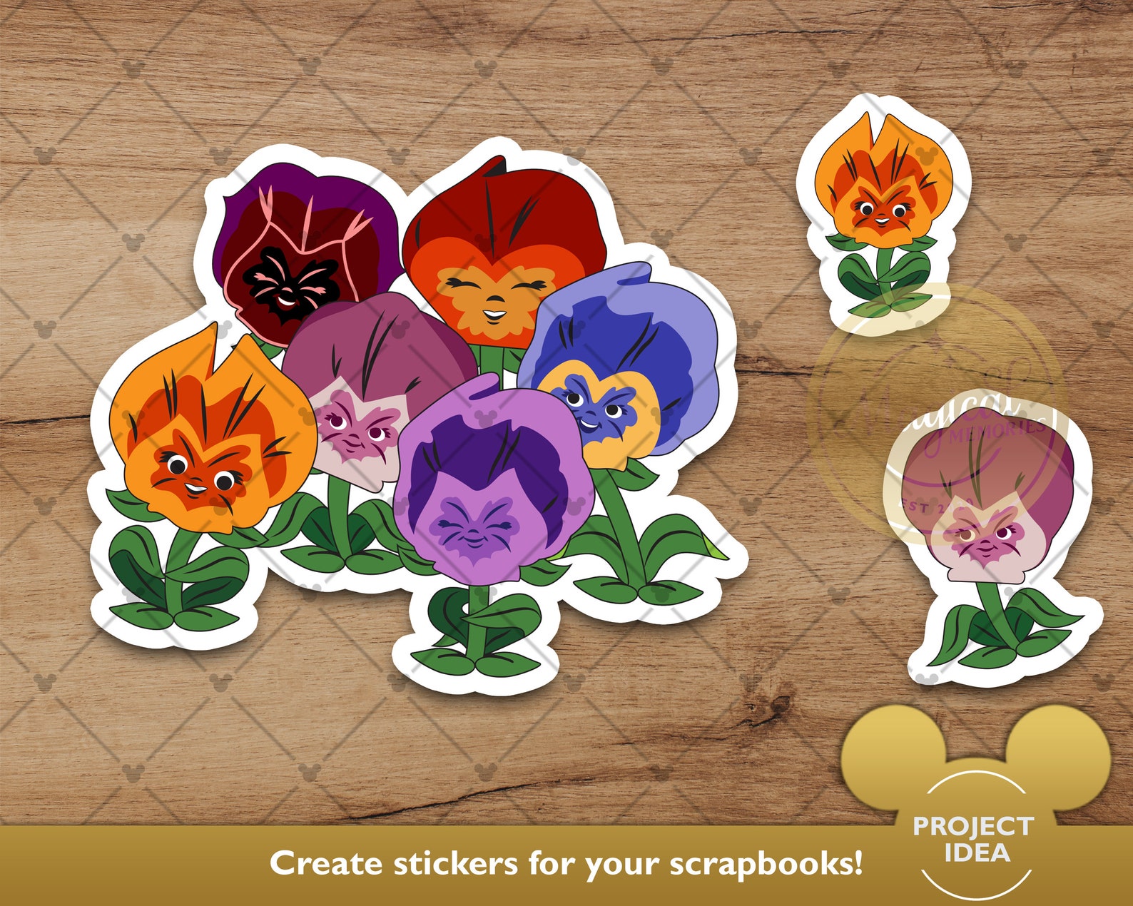 Alice in Wonderland SVG Talking Flowers Cricut and Etsy