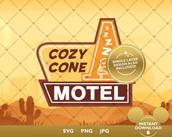Cozy Cone motel SVG - Autos SVG - Autos Land