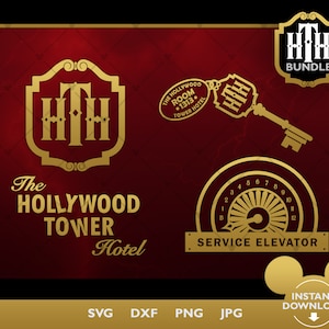 Tower of Terror SVG Bundle - The Hollywood Tower Hotel Twilight Zone
