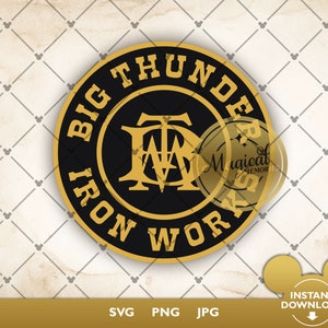 Big Thunder Mountain SVG - Layered design - Cricut, Silhouette file