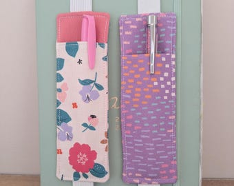 Portalápices para agenda A5, marcapáginas elástico, regalo para ella. Accesorios para agendas, accesorios para diarios. Regalo para ella.