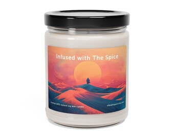 Infused With The Spice - Dune Inspired - Scented Soy Candle, 9oz