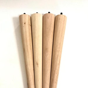 14”- Set of 4 mid century inspired furniture legs