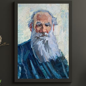 PINTURA VINTAGE, pintura al óleo, realismo vintage, realismo socialista, retrato, retrato masculino, Retrato de un anciano, artista P. Sobko
