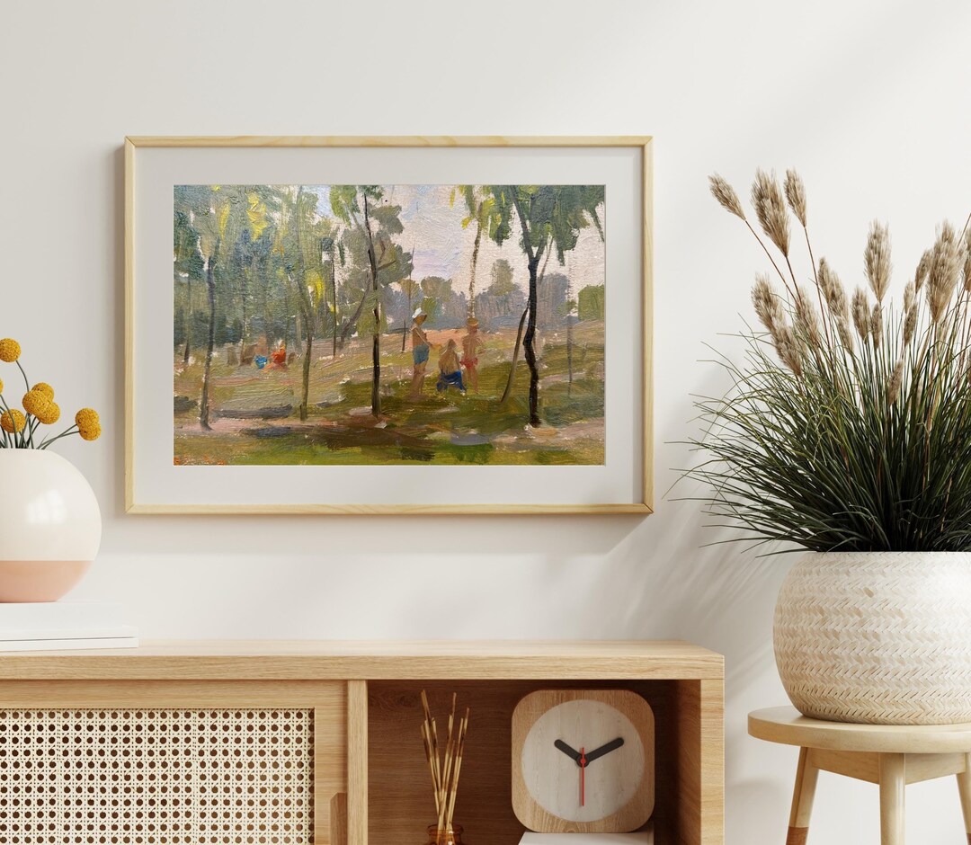 VINTAGE PAINTING, Oil Painting, Vintage Realism, Socialist Realism ...