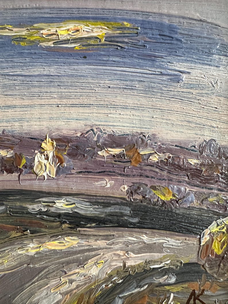 VINTAGE ORIGINAL PAINTING, Oil Painting, Vintage Realism, Impressionism