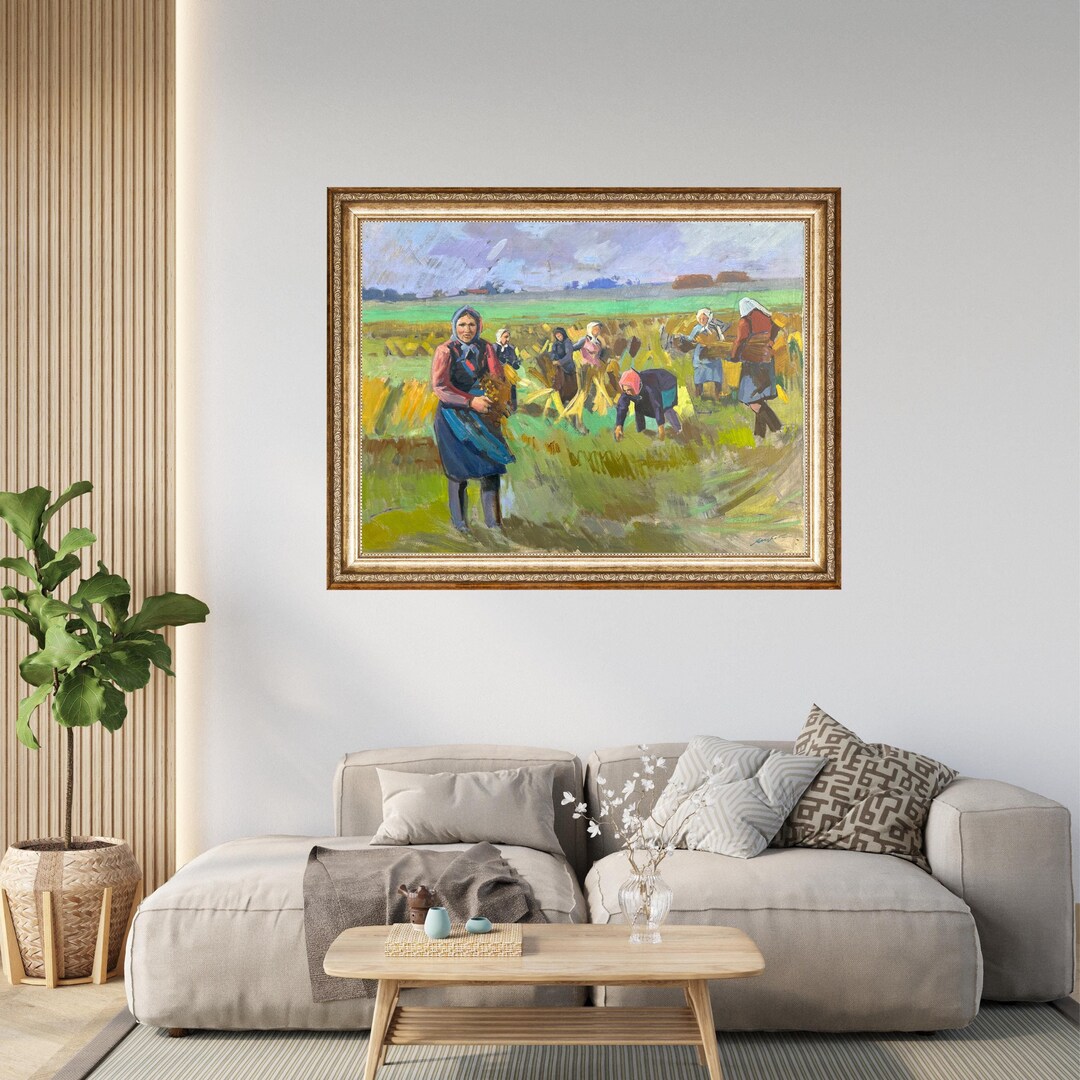VINTAGE PAINTING, Oil Painting, Vintage Realism, Socialist Realism ...