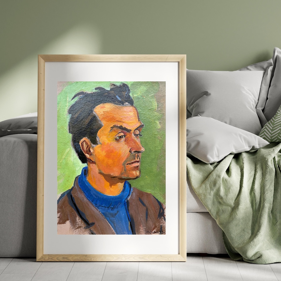 VINTAGE PAINTING, Oil Painting, Vintage Realism, Socialist Realism