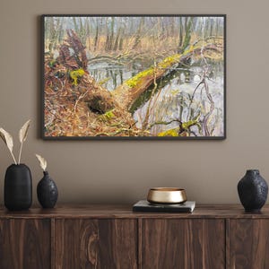 ORIGINAL PAINTING, oil painting, socialist realism, impressionism, landscape, Autumn day, artist O. Guristyuk