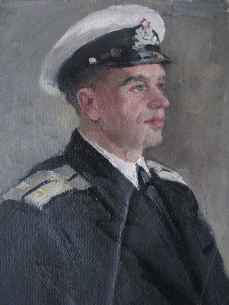 VINTAGE ORIGINAL PAINTING, shops 