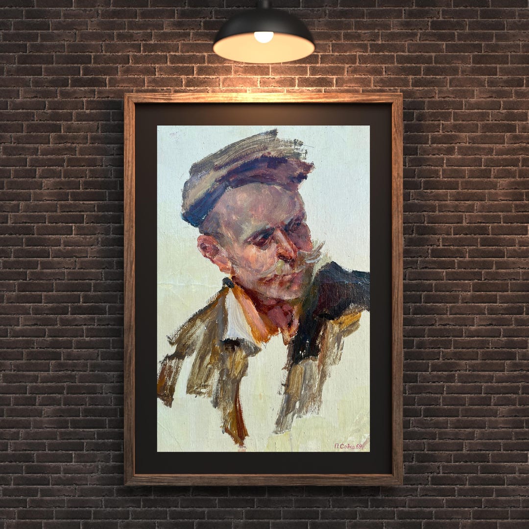 VINTAGE PAINTING, Oil Painting, Vintage Realism, Socialist Realism ...