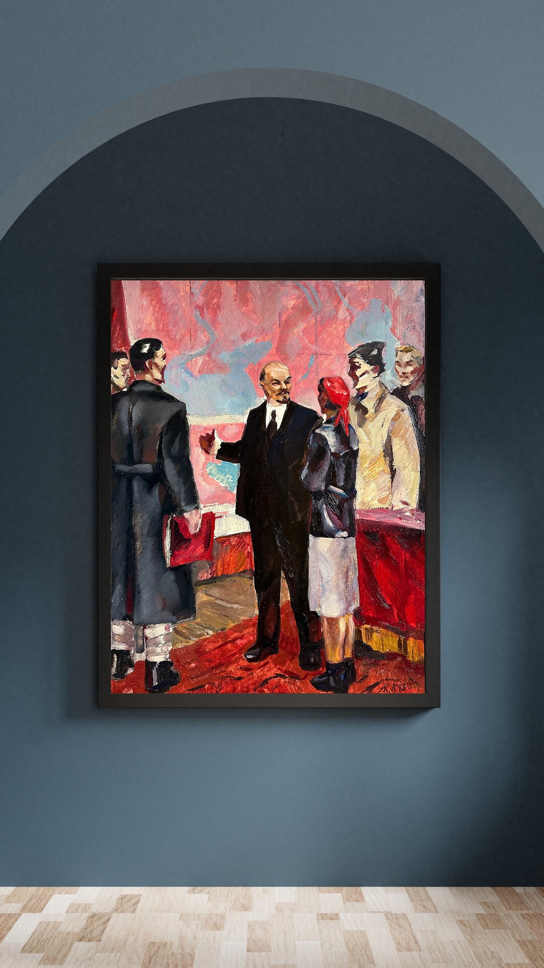 VINTAGE PAINTING, Oil Painting, Vintage Realism, Socialist Realism ...