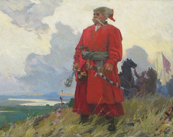 Sunny Day. Antique Oil Painting Original Socialist Realism Soviet