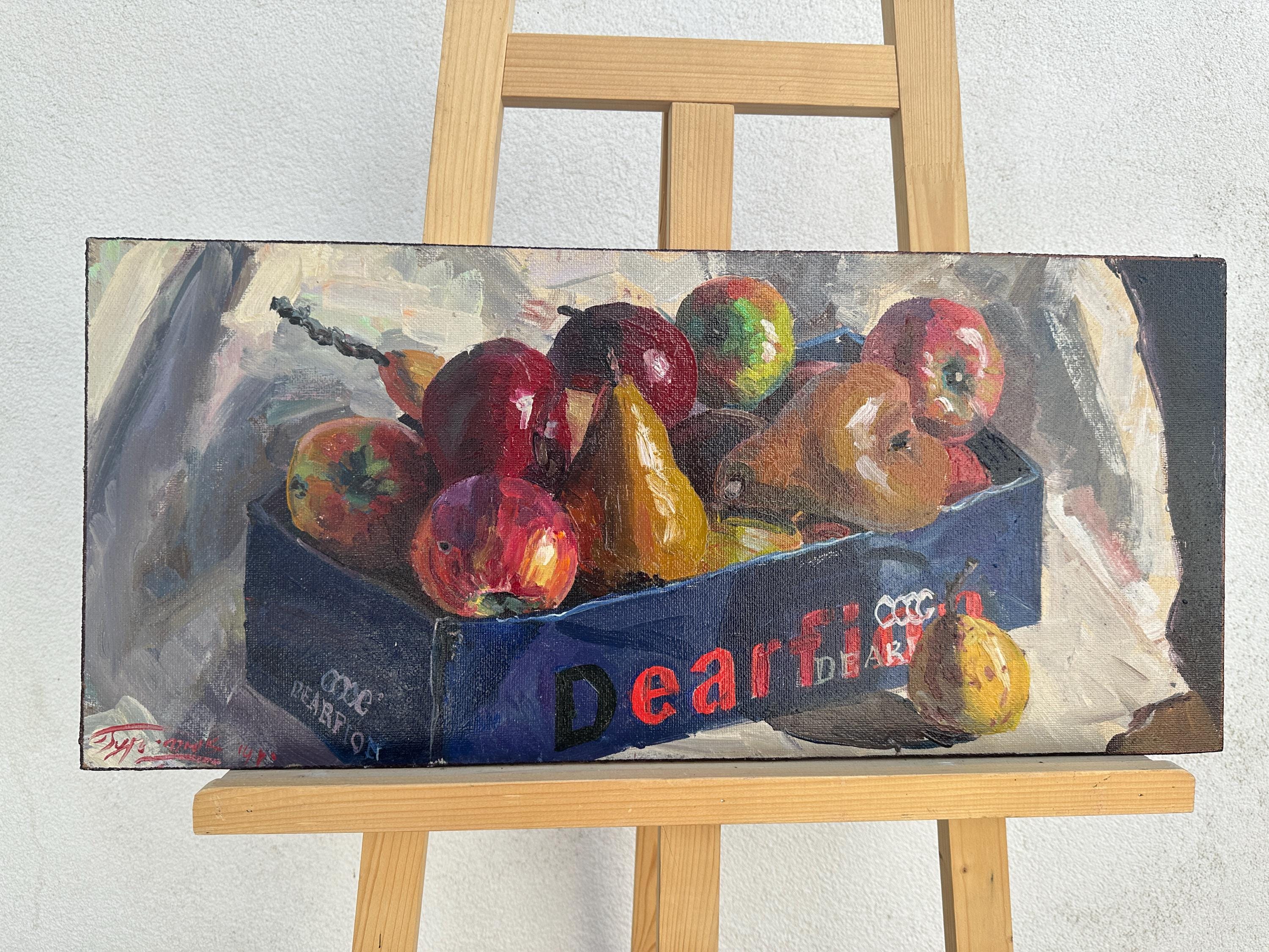 オリジナル絵画、油絵、社会主義リアリズム、印象派、静物画、夏の果物
