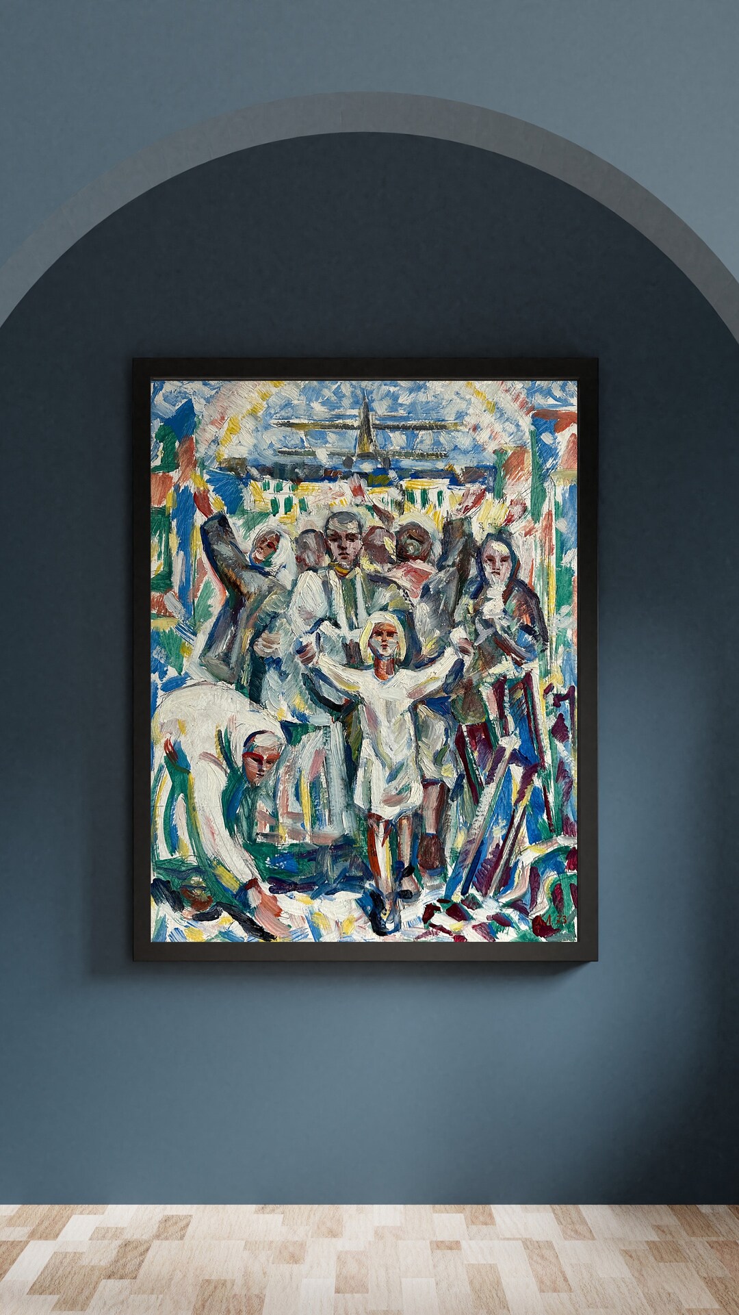 VINTAGE PAINTING, Oil Painting, Vintage Realism, Socialist Realism ...