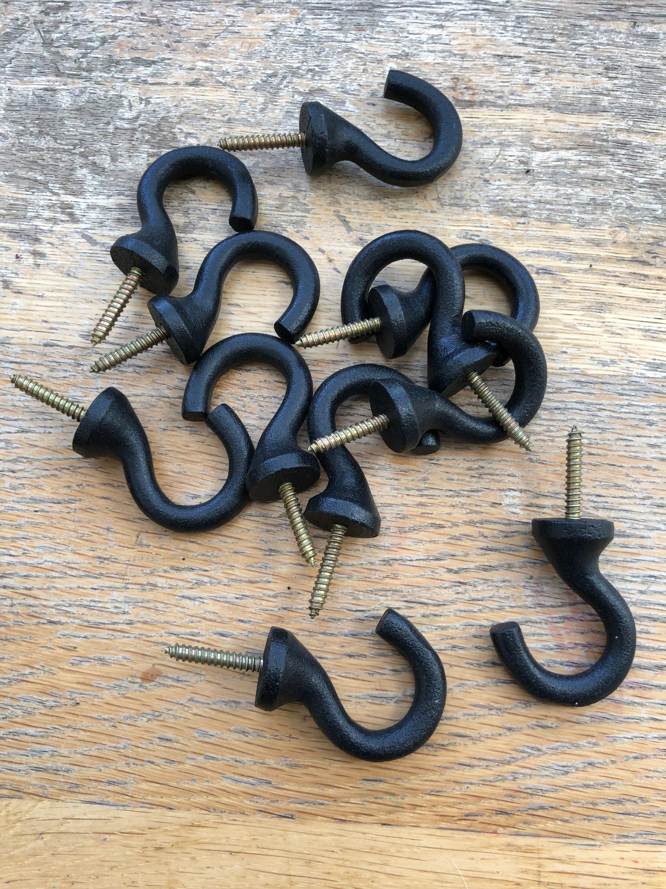 Cup Set of X15 Cup & Mug Hooks Made From Iron Classic Vintage Etsy