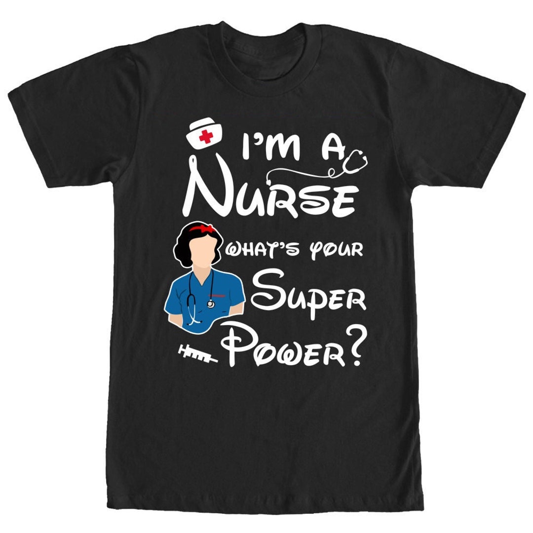 Nurse Disney Shirt Nurse Snow White Shirt Nurse Snow White Etsy