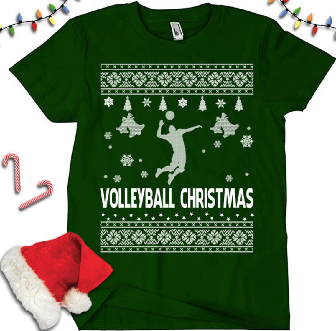 Volleyball christmas shirt. volleyball christmas gift Etsy