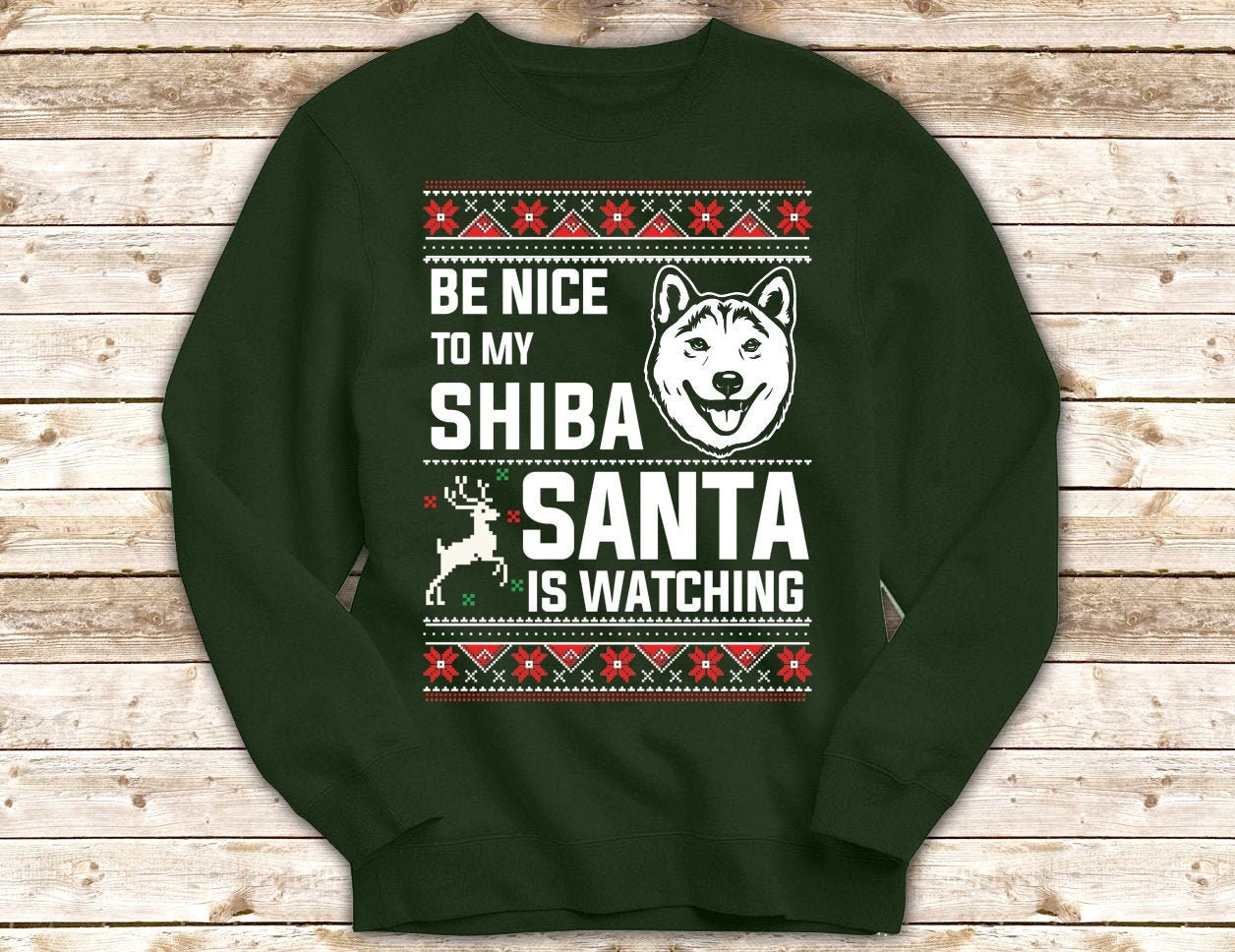 Shiba Inu Sweater - Etsy