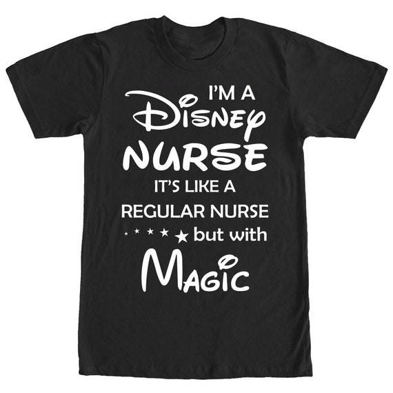 Disney Nurse Shirt Disney Nurse Magic Shirt Nurse Disney Etsy