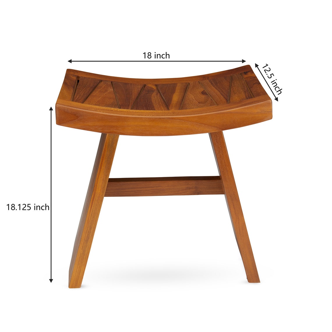 Teak Shower Bench Stool for Bath & Spa fully Assembled 18 Etsy