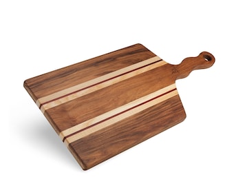 Walnut Cutting Board, (24 x 11 x 0.75) Carving Board for Kitchen, The Lamia