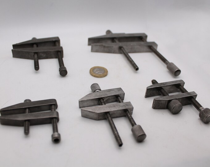 Selection of Vintage Parallel Clamps Toolsmith Blacksmith Machinist