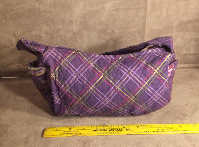 Quilted Shoulder Purse Handbag Shoulder Bag Handmade