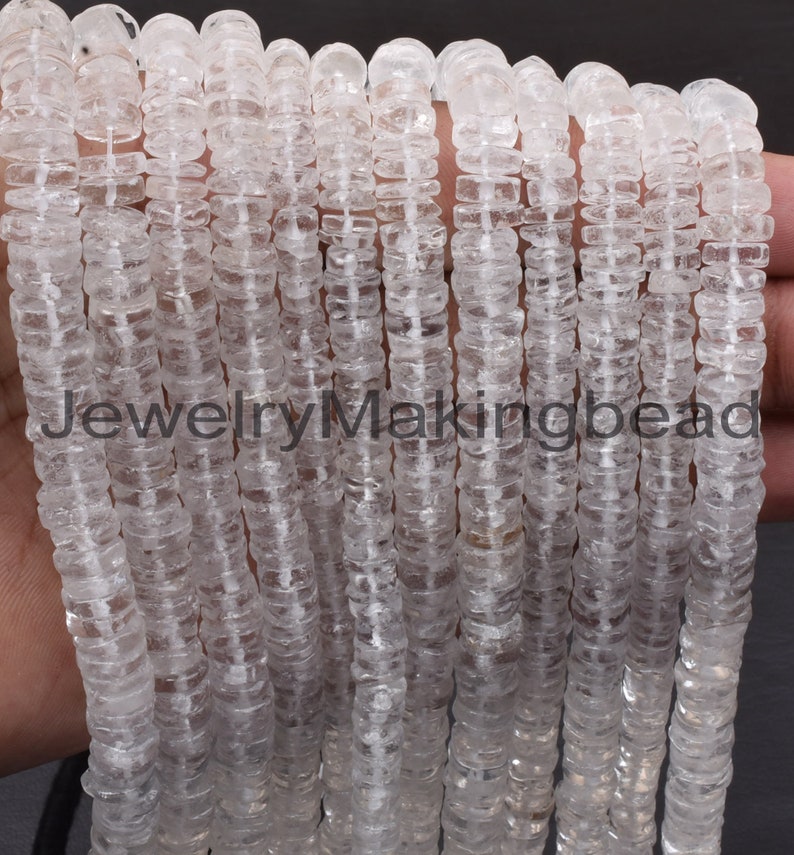 Jewelry Crafts Natural Topaz Smooth Tyre Beads handmade,8 mm Topaz Beads Amazing White Topaz Smooth Tyre Shape Gemstone Beads,13 Strand