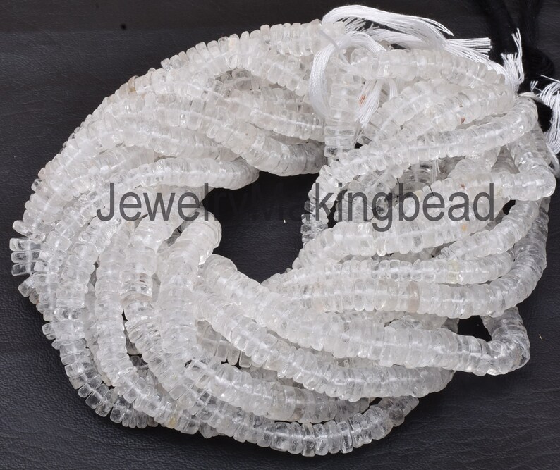 Jewelry Crafts Natural Topaz Smooth Tyre Beads handmade,8 mm Topaz Beads Amazing White Topaz Smooth Tyre Shape Gemstone Beads,13 Strand